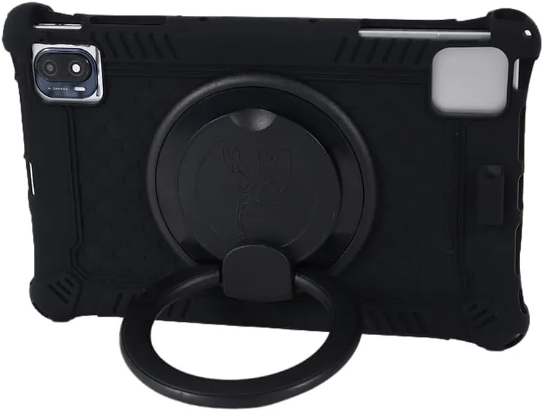 10.36 Inch Tablet Case for TECLAST P25T, VASTKING KingPad M10, TCL 10 TABMAX WiFi, Oppo Pad Air, DOOGEE T20, Headwolf Wpad1, UMIDIGI A11 Tablet PC, 360° Rotating Stand, Black