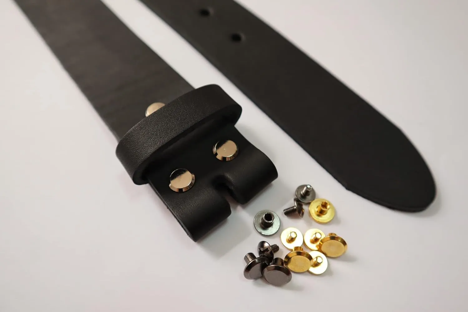 1.5 inch Men's Cowhide Geniune Leather Belt 38mm Classic without Buckle