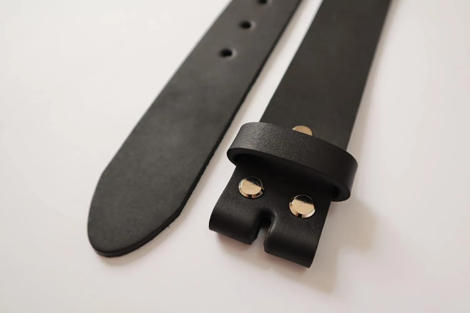 1.5 inch Men's Cowhide Geniune Leather Belt 38mm Classic without Buckle