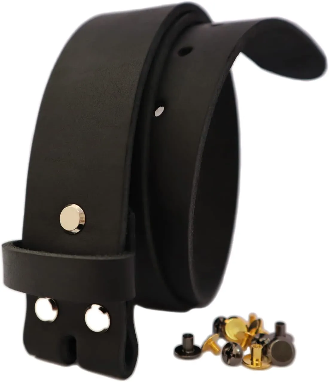 1.5 inch Men's Cowhide Geniune Leather Belt 38mm Classic without Buckle