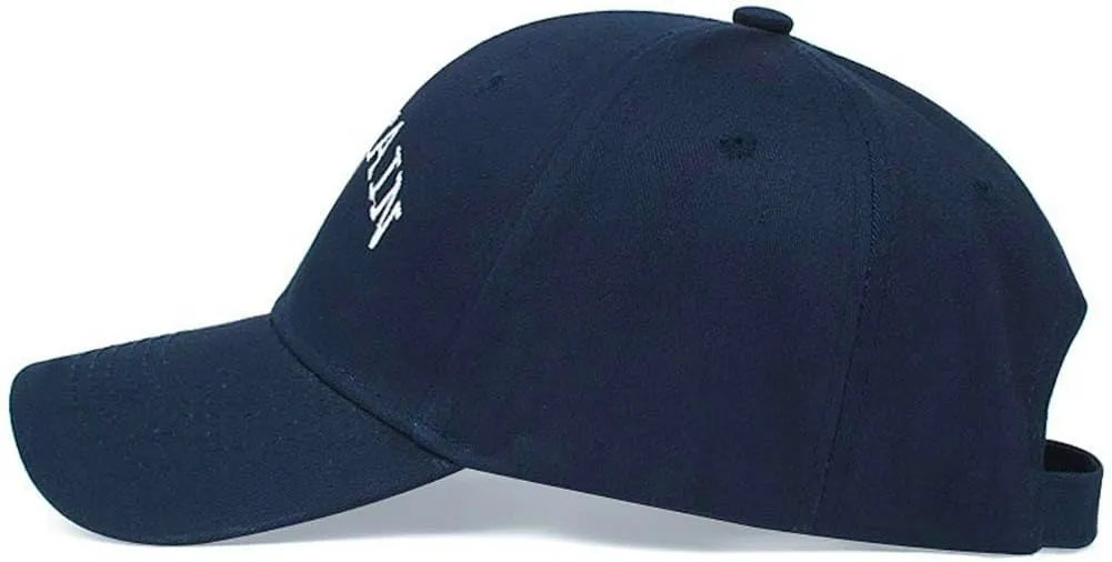 2 Pcs Captain Hat and First Mate Hat Set Matching Skipper Boating Baseball Caps Nautical Marine Sailor Embroidered Hat