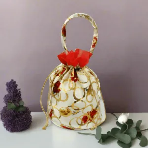 20x20 CM   Design Potli Bag  | Multicolour | Pack Of 10