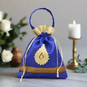 20x25 CM  Design potli Bag  | Multicolour | Pack Of 10