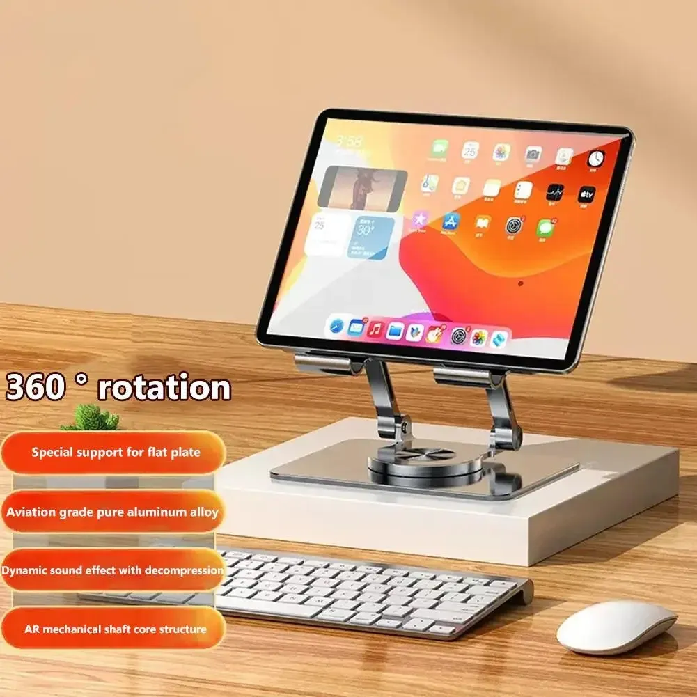3 IN 1 360° Swivel Carbon Steel Phone Tablet Laptop Stand