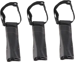 3 Pcs Welding Rods Bag Flame-resistant Leather Welding Rod Holder Pouch Rivet Reinforcement Minimalist Design