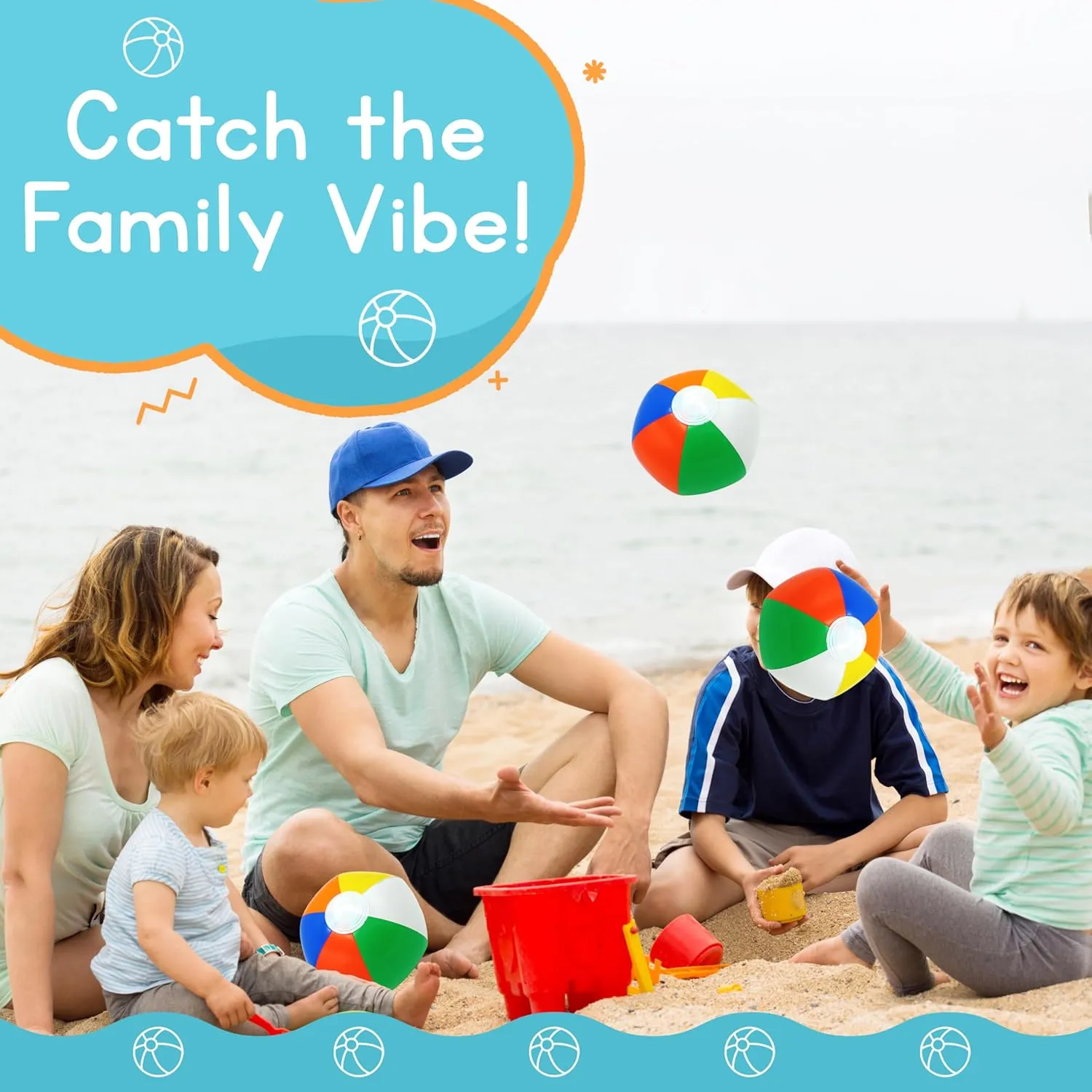 4E's Novelty Mini Beach Balls Bulk Pack - 28/50/100 Pcs - Summer Pool Party Favors for Kids, Inflatable Pool Toys, Hawaiian Luau Party Decorations Goodie Bag Fillers