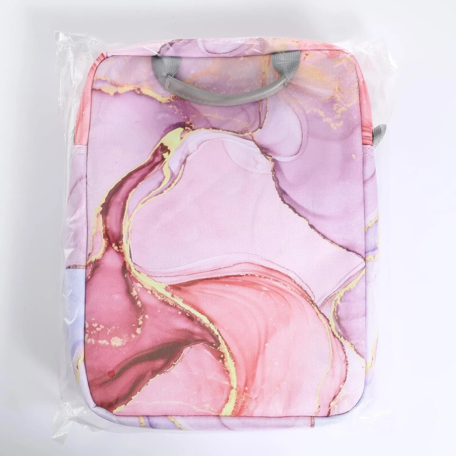 9-11 Inch Tablet Sleeve Bag Carrying Case with Shoulder Strap for iPad 10th Gen 10.9", iPad (A16) 11", iPad 9/8/7th 10.2", iPad Air/Pro 11", iPad Air 5/4, Galaxy Tab A9  Plus 11", Cloudy Pink