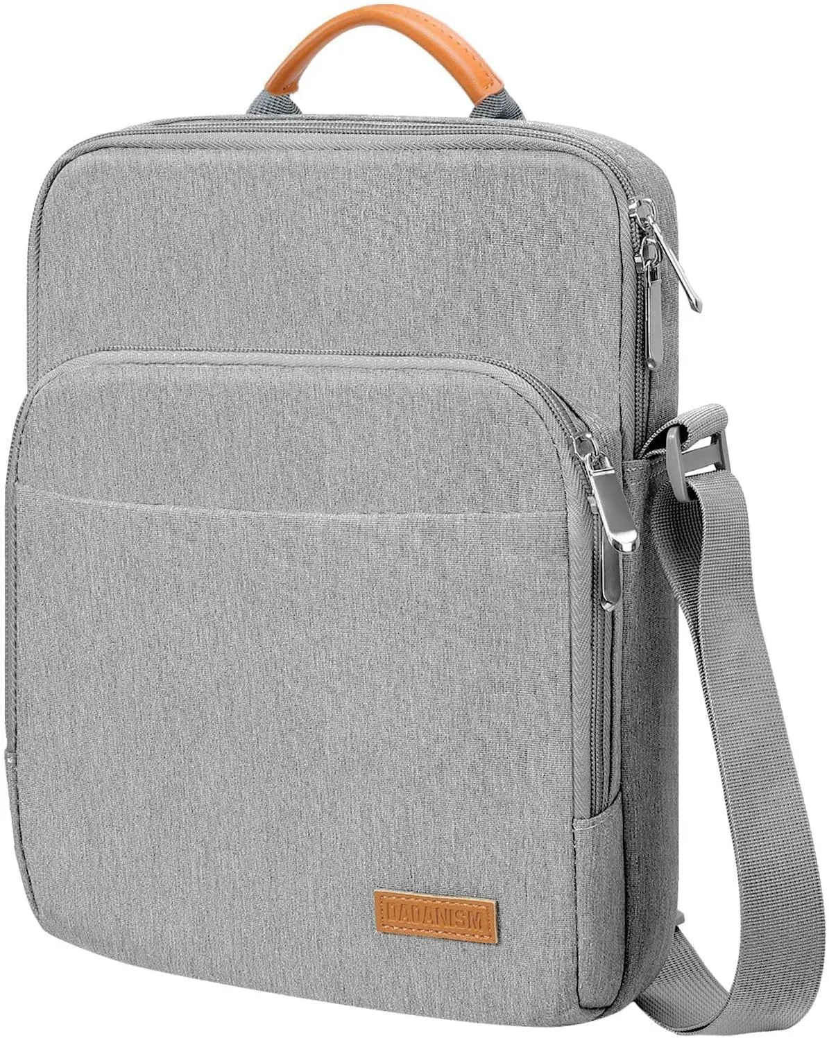 9-11 Inch Tablet Sleeve Bag with Shoulder Strap for iPad 10th Gen 10.9", iPad 9/8/7th Gen 10.2", iPad Air 11", iPad Pro 11" M4 M2, iPad Air5/4 10.9", Galaxy Tab A9  Plus 11"/S9 FE, Gray