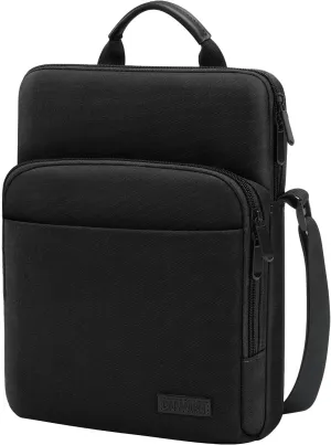 9-11 Inch Tablet Sleeve Bag with Shoulder Strap for iPad 10th Gen 10.9", iPad (A16) 11", iPad 9/8/7th Gen 10.2", iPad Air 11", iPad Pro 11", iPad Air5/4 10.9", Galaxy Tab A9  Plus 11",Black