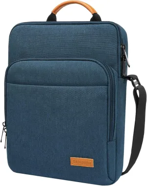 9-11 Inch Tablet Sleeve Bag with Shoulder Strap for iPad 10th Gen Air 5 Air 4 10.9", iPad (A16) 11", i-Pad 9/8/7th Gen 10.2", i-Pad Air/Pro 11", Galaxy Tab A9  Plus 11", Indigo