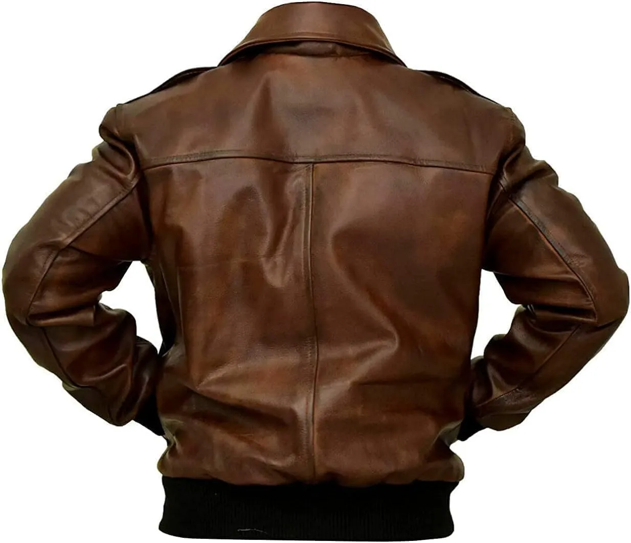 A2 Aviator Flying Tiger WWII Flight Aviator Bomber Jacket in Real Leather for Men | B3 Bomber leather jacket