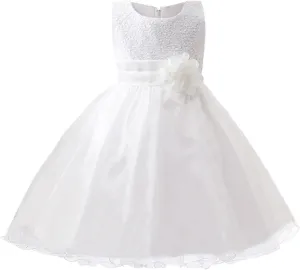 Acecharming Girls Dresses Sequin Flower Girls Party Dress Bridesmaid Ball Gown Wedding Tulle 3-10 Years