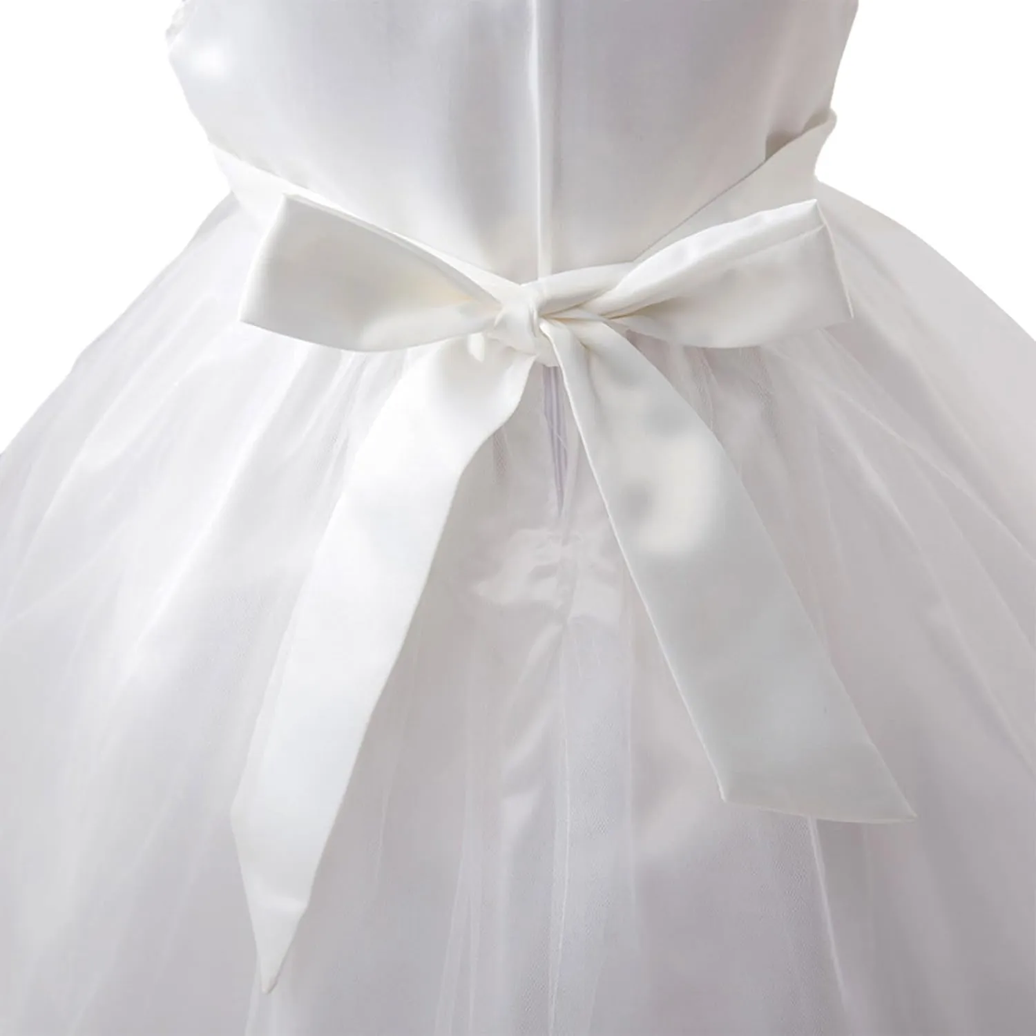 Acecharming Girls Dresses Sequin Flower Girls Party Dress Bridesmaid Ball Gown Wedding Tulle 3-10 Years