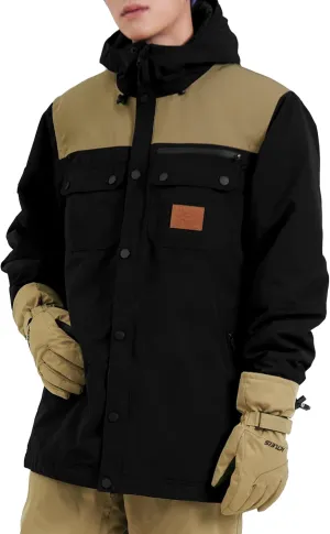 Actleis Winter Snowboard Jacket Warm Snow Coats For Men Waterproof Insulated Skiing Jacket