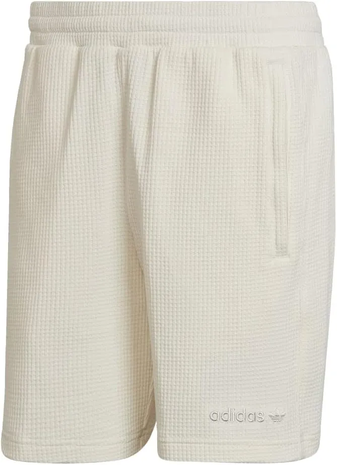 adidas Waffle Sweat Shorts Off-White, Size Men's Small