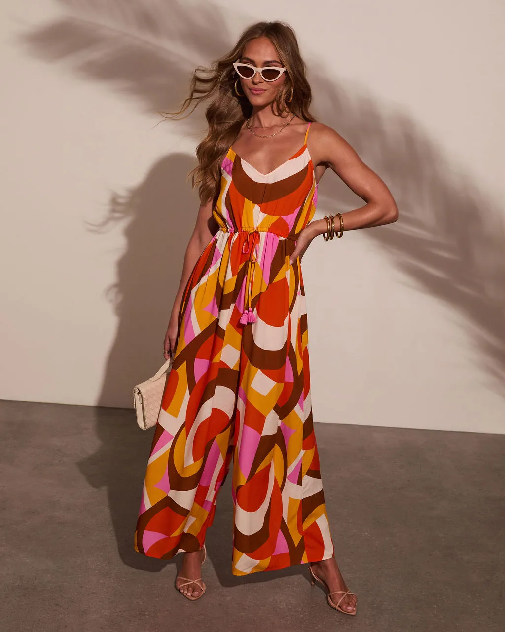 Adina Abstract Printed Jumpsuit