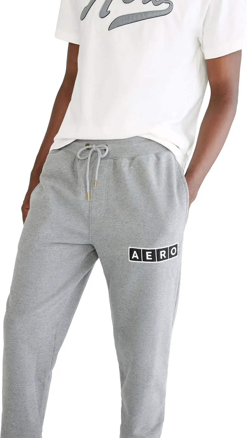 AEROPOSTALE Men's Aero Logo Fleece Jogger Pant