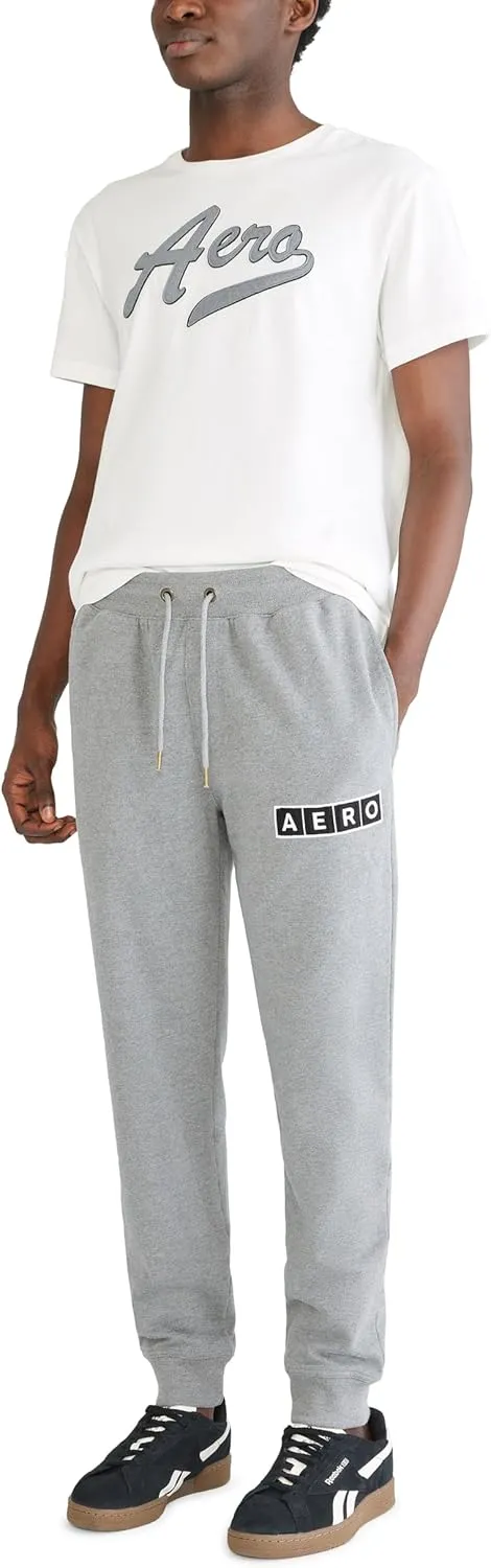AEROPOSTALE Men's Aero Logo Fleece Jogger Pant