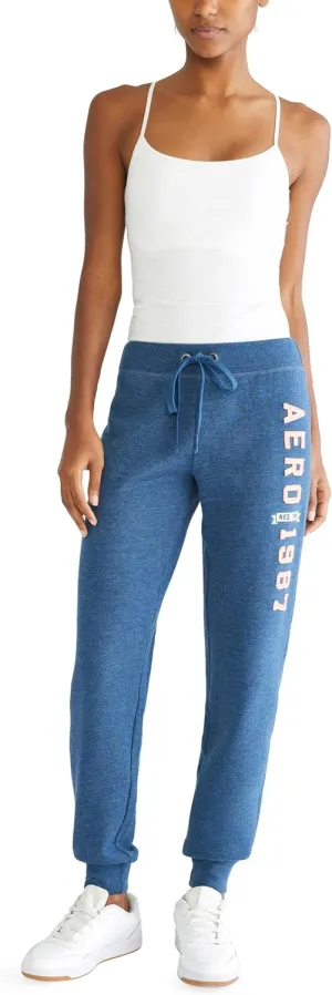 AEROPOSTALE Women's Aero Logo Cinch/Jogger Pant- Arches- 1987