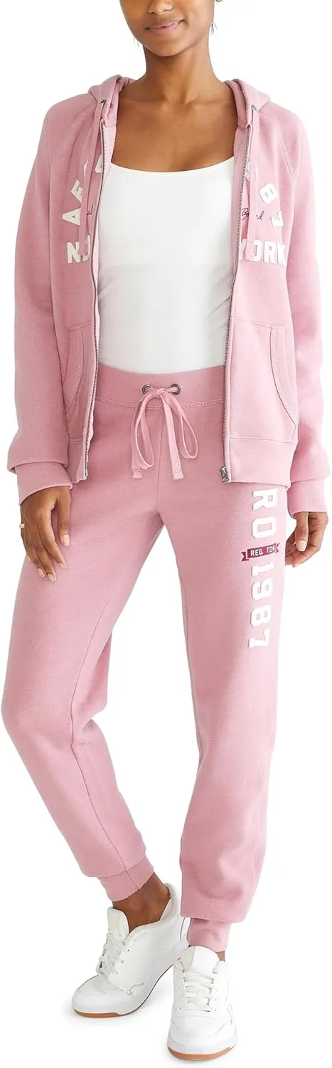 AEROPOSTALE Women's Aero Logo Cinch/Jogger Pant- Arches- 1987
