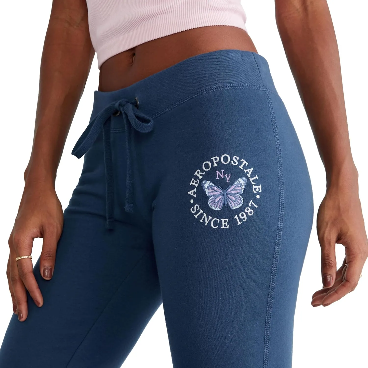 AEROPOSTALE Women's Butterfly Fit & Flare Sweatpants