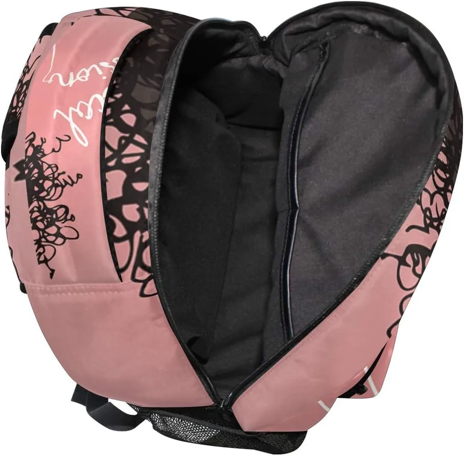 ALAZA African American Afro Music Backpack for Girls Kids Student Personalized Laptop iPad Tablet Travel School Bag with Multiple Pockets for Men Women College