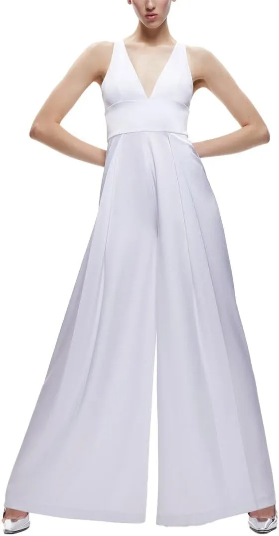 alice   olivia Myrtle Wide Jumpsuit