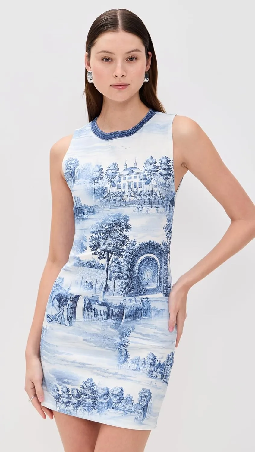 alice   olivia Women's Wynell Fitted Mini Dress