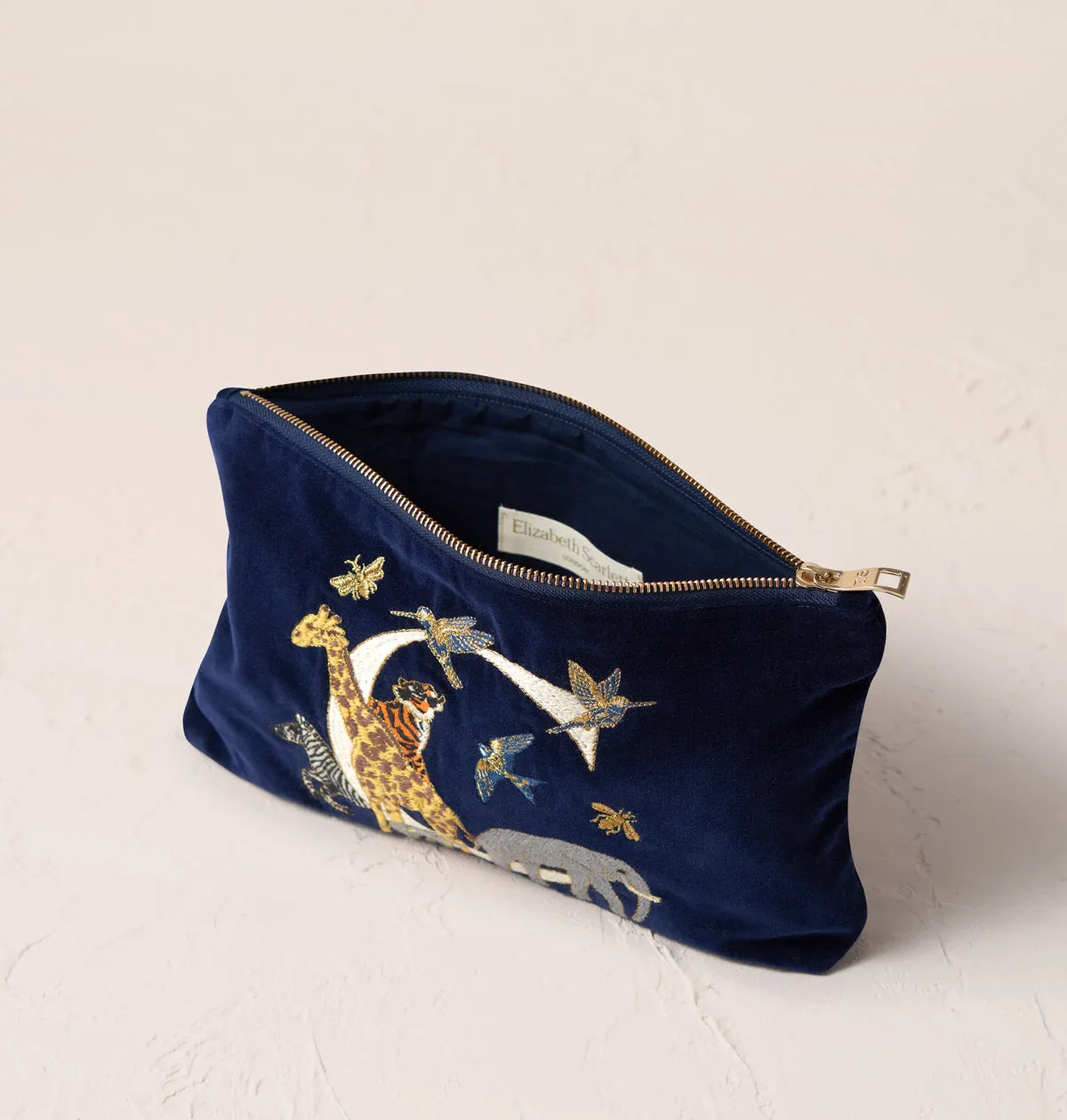 Alphabet Navy Everyday Pouch
