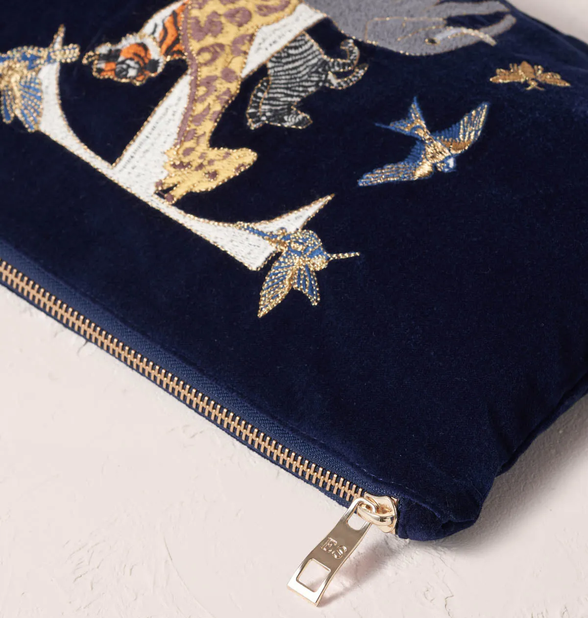 Alphabet Navy Everyday Pouch