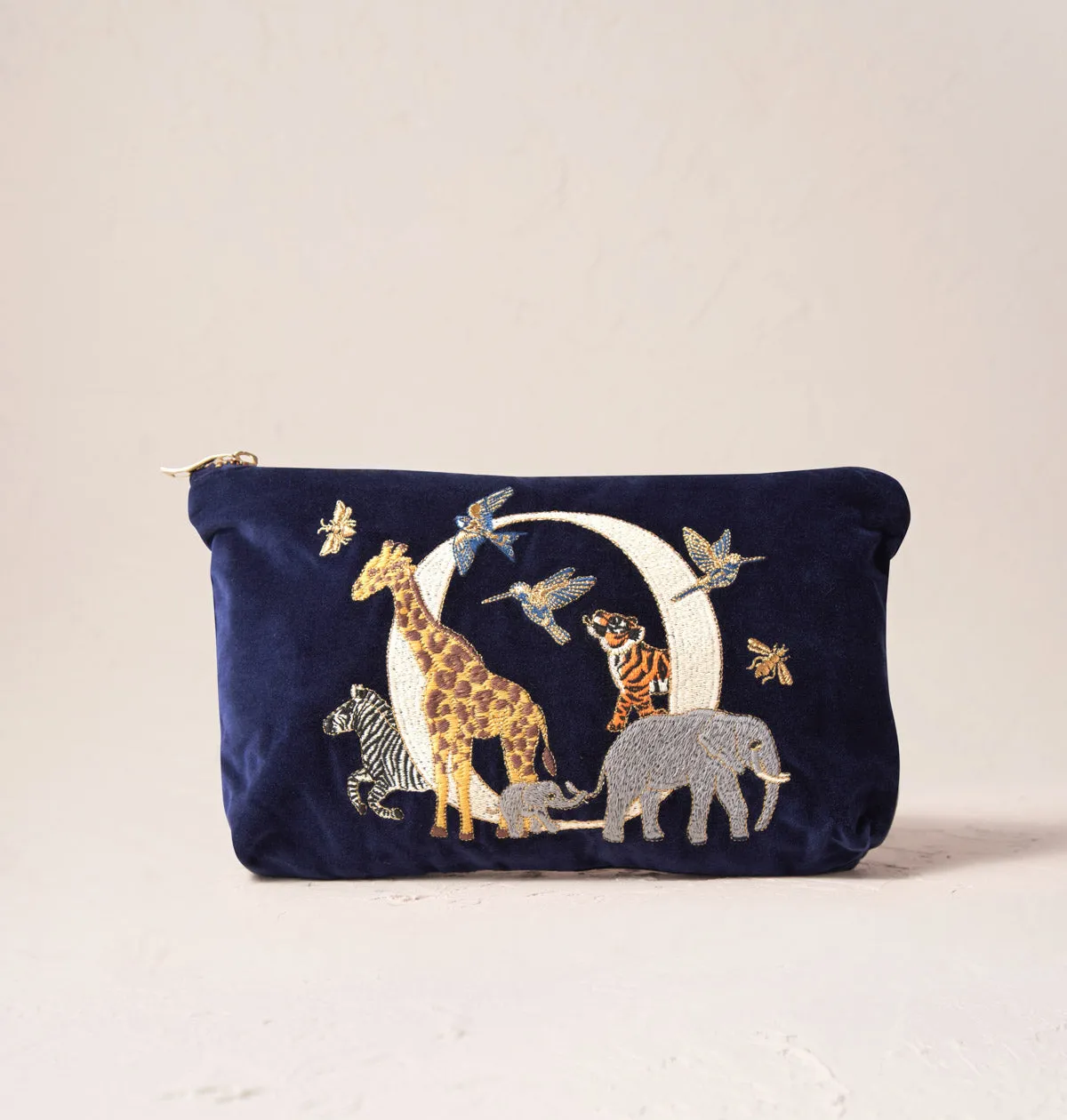 Alphabet Navy Everyday Pouch