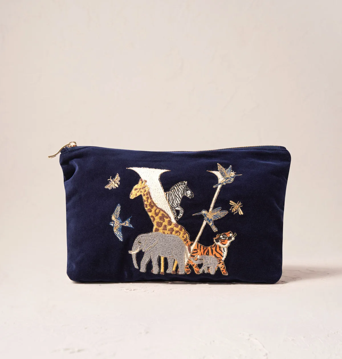 Alphabet Navy Everyday Pouch
