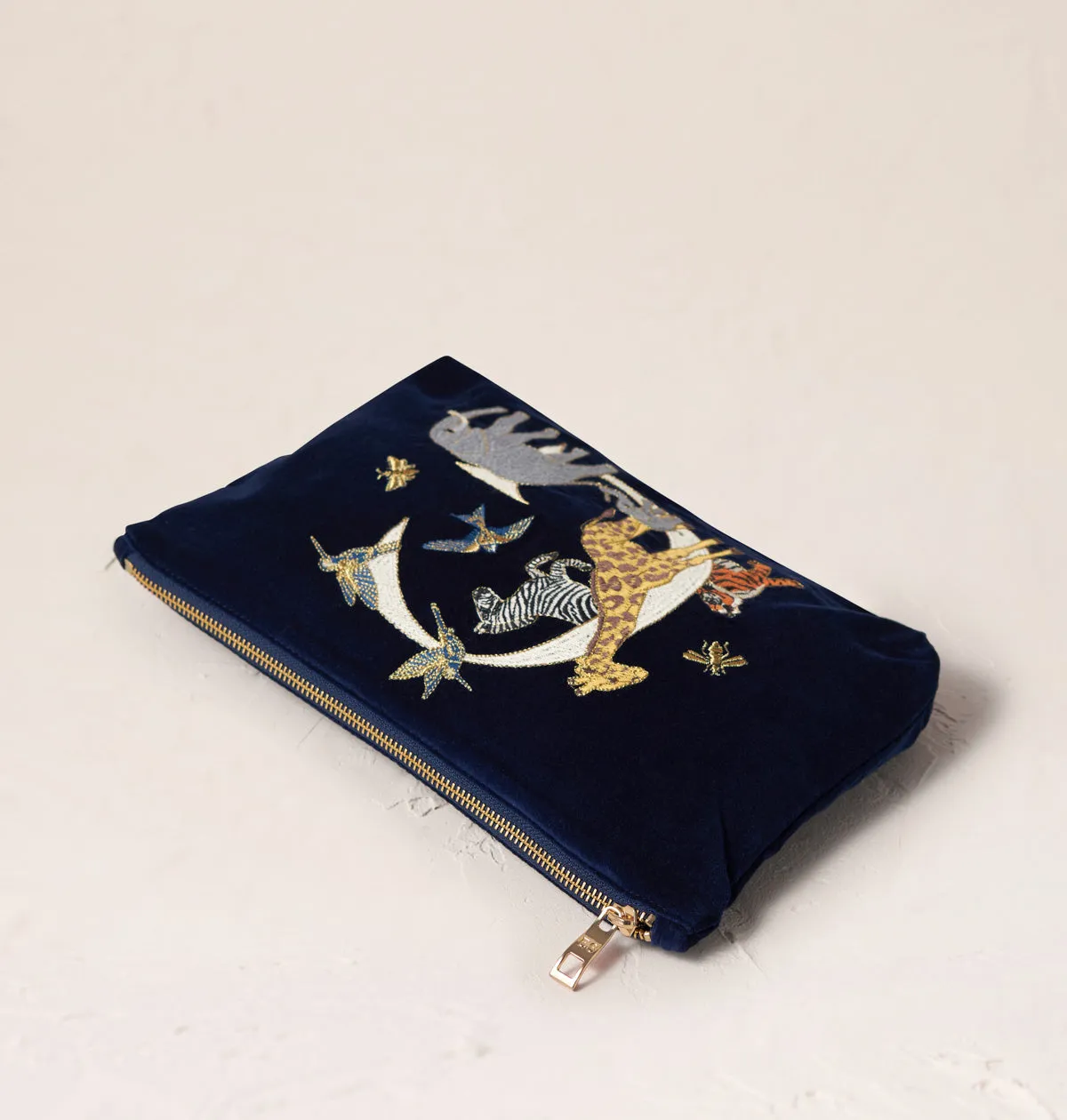 Alphabet Navy Everyday Pouch