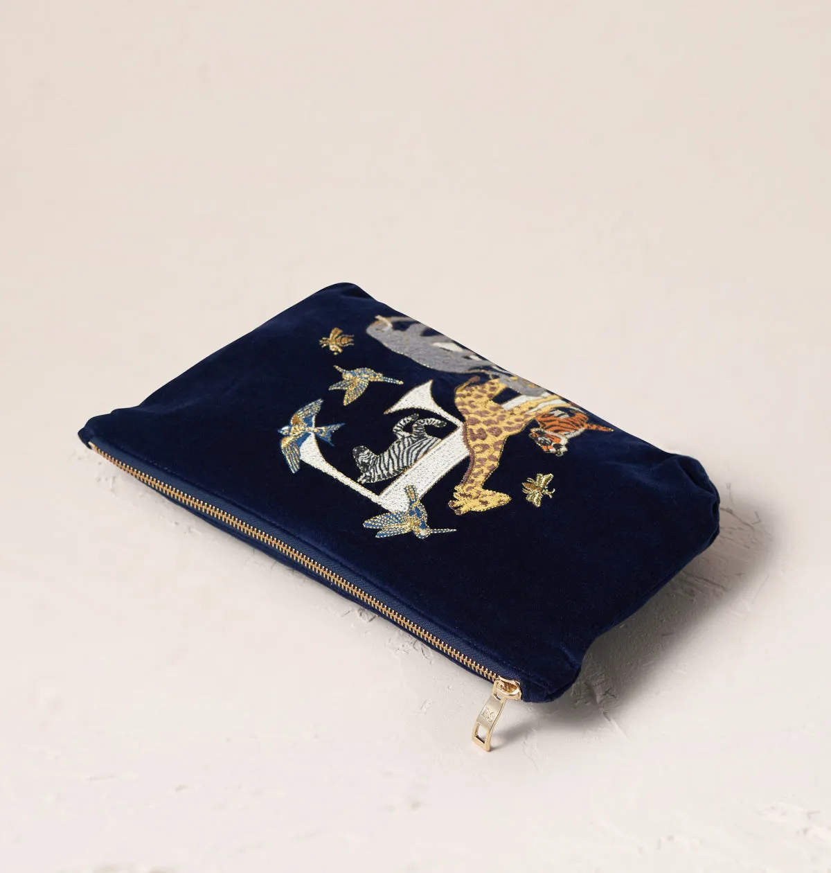 Alphabet Navy Everyday Pouch