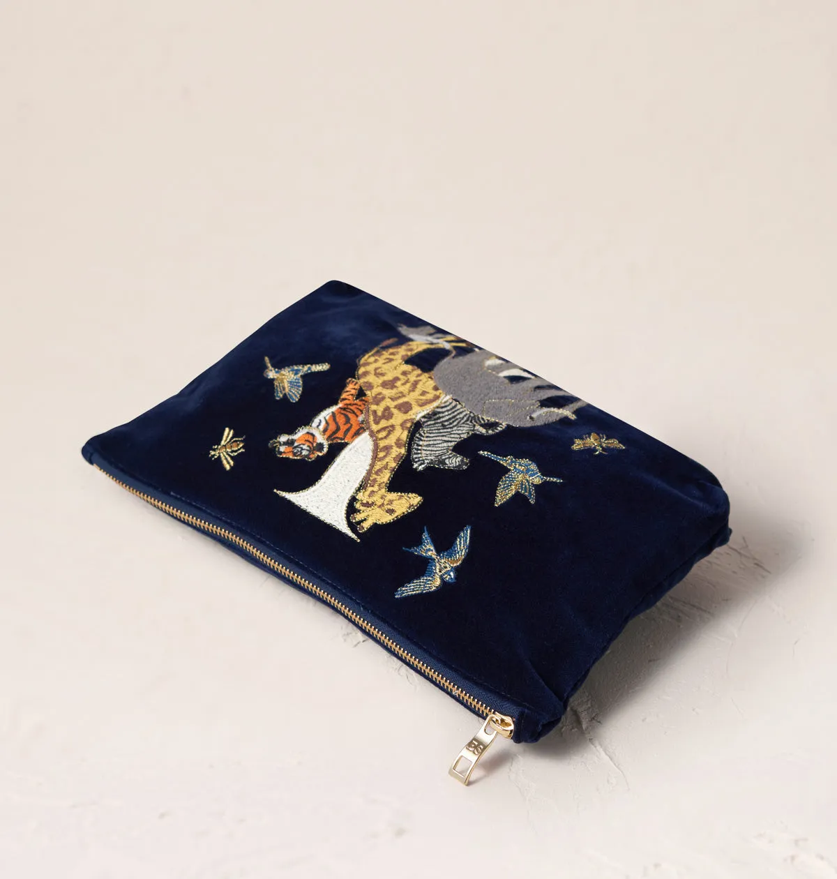Alphabet Navy Everyday Pouch
