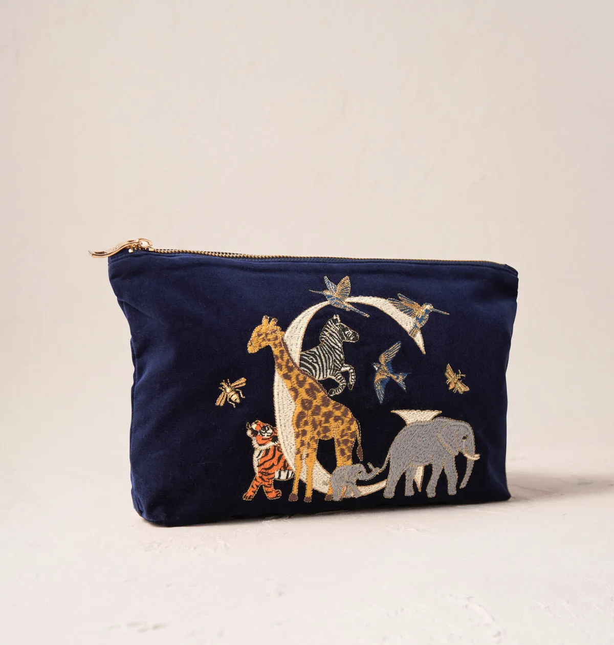 Alphabet Navy Everyday Pouch