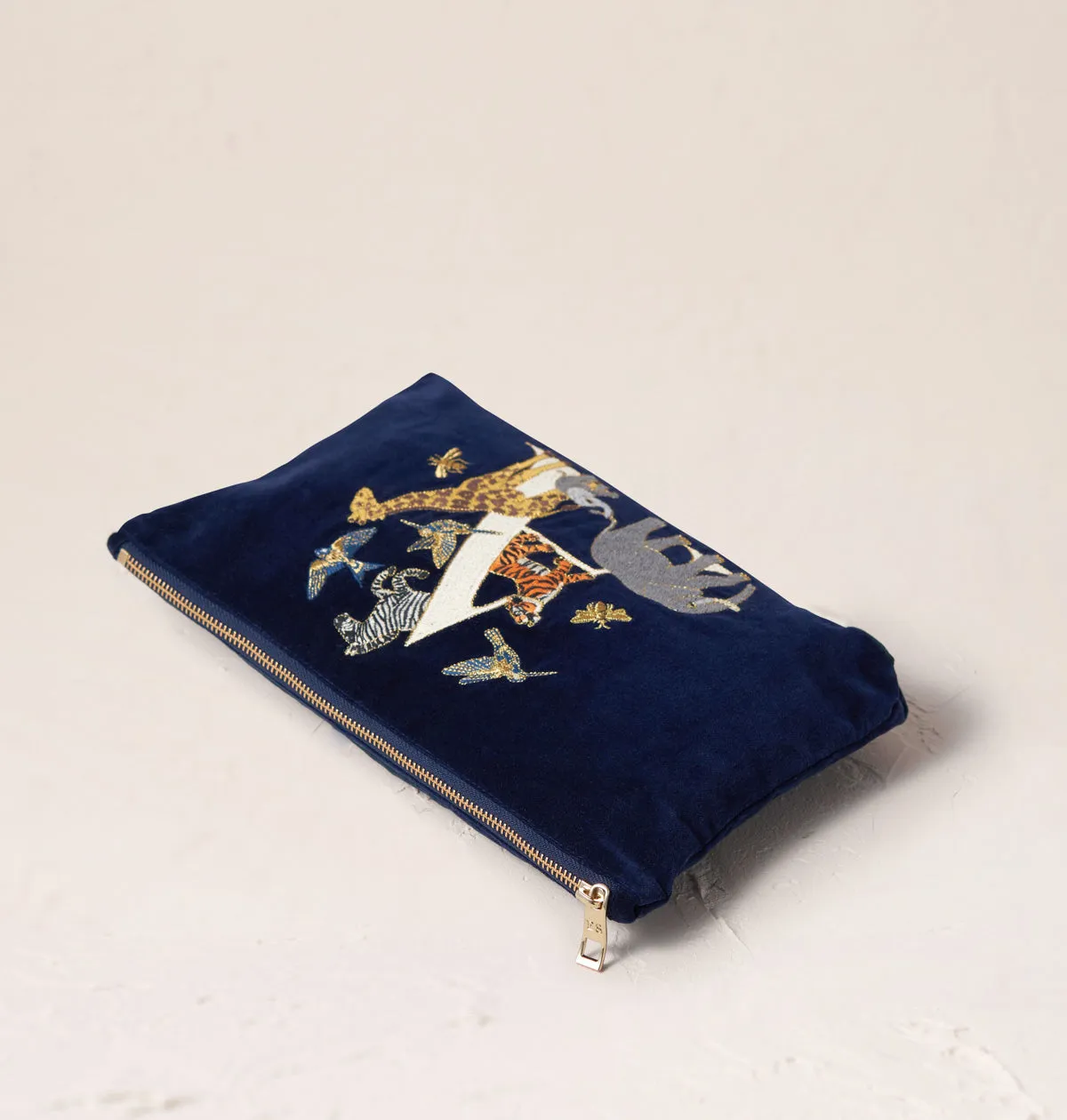 Alphabet Navy Everyday Pouch