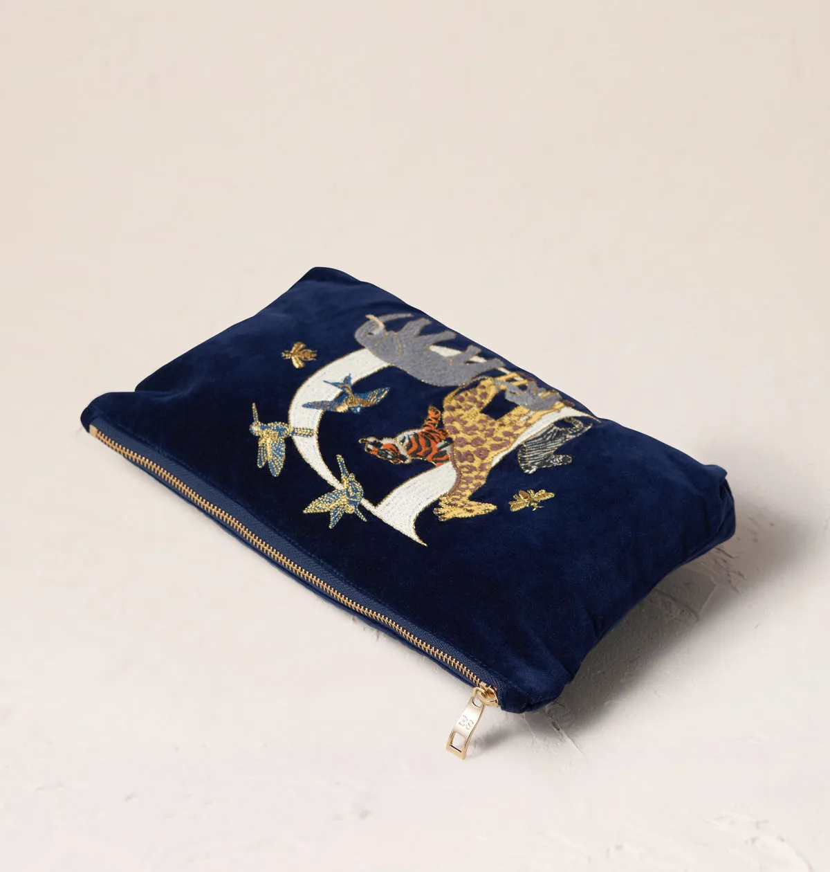 Alphabet Navy Everyday Pouch