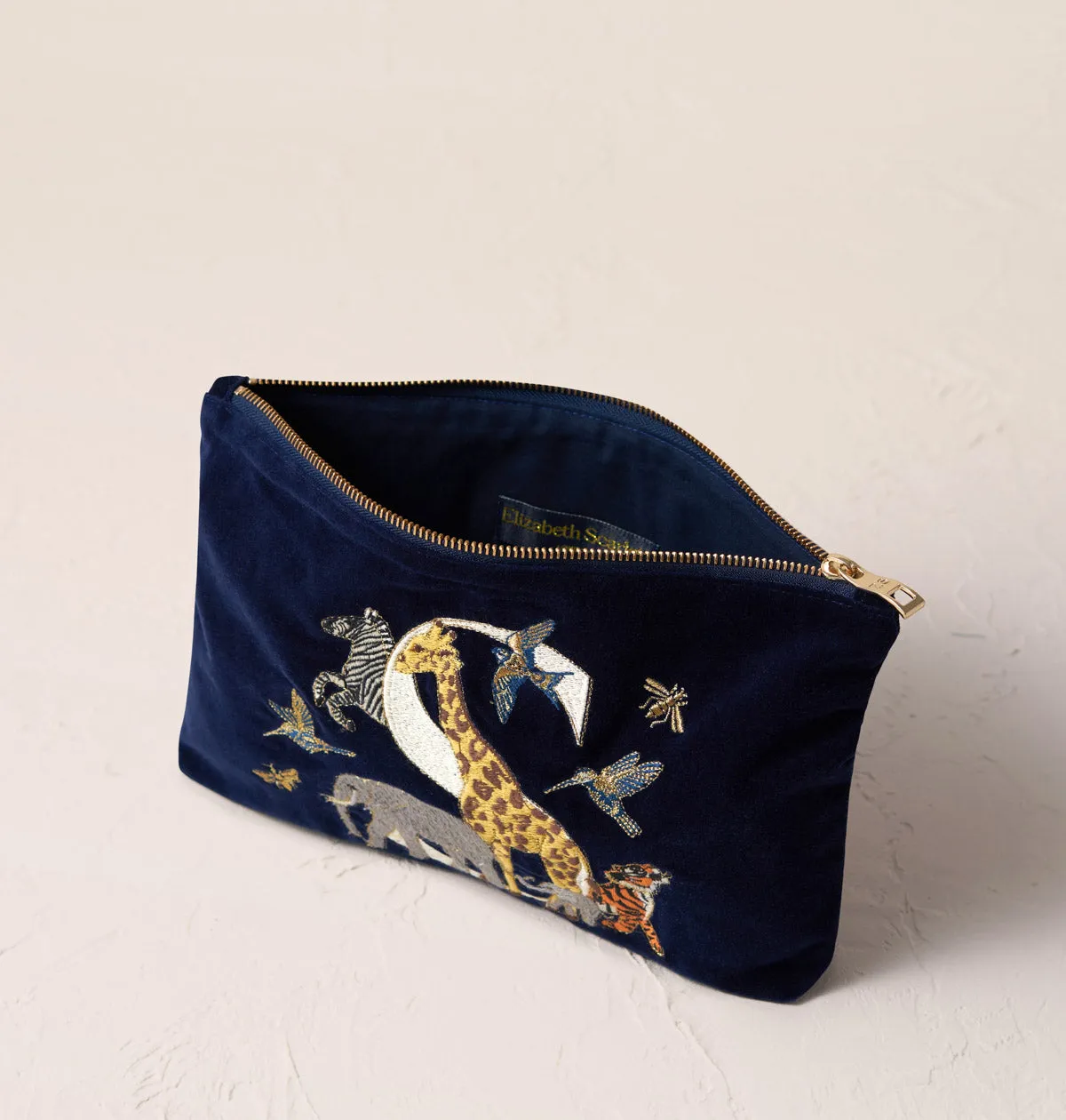 Alphabet Navy Everyday Pouch