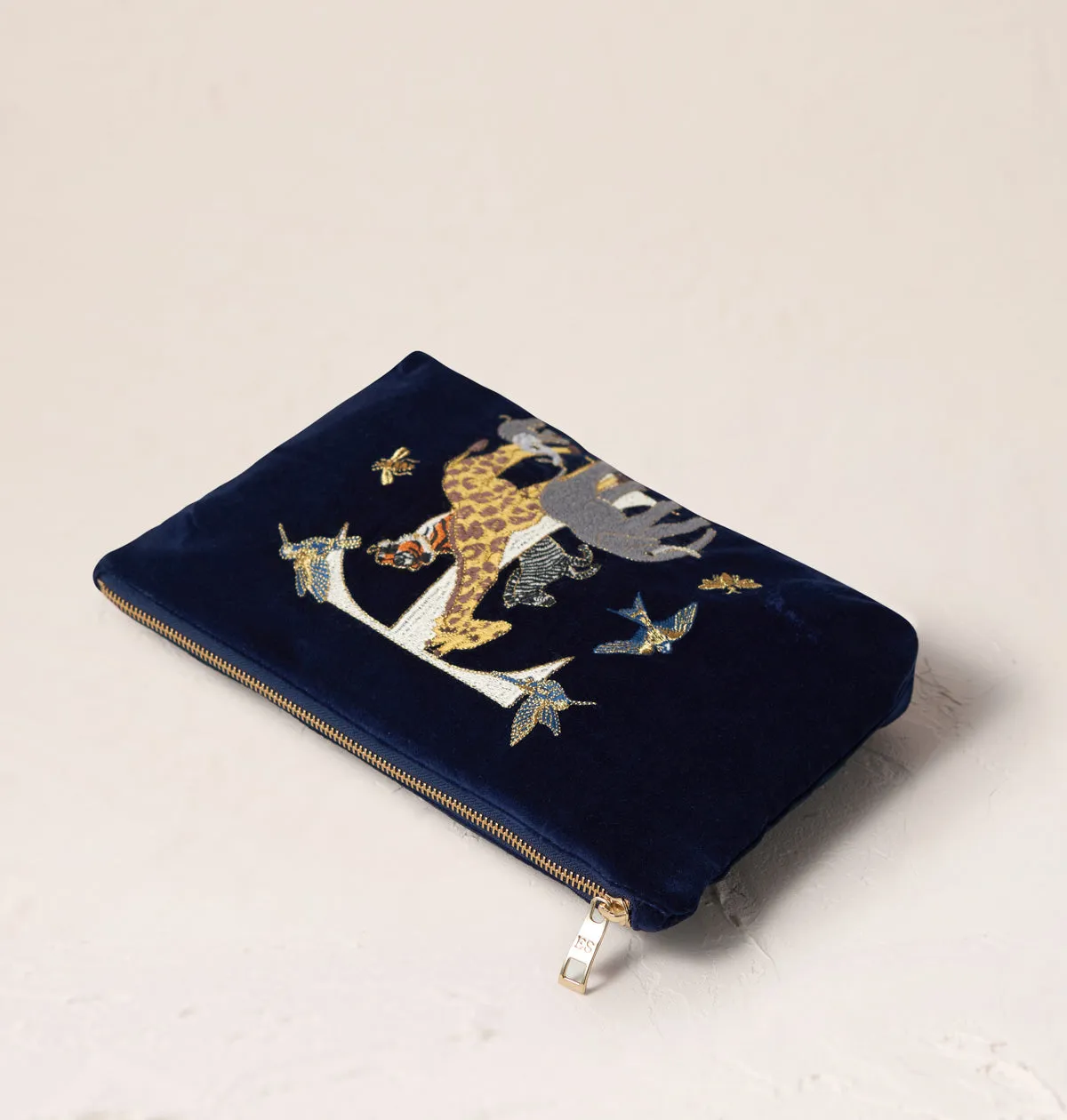 Alphabet Navy Everyday Pouch