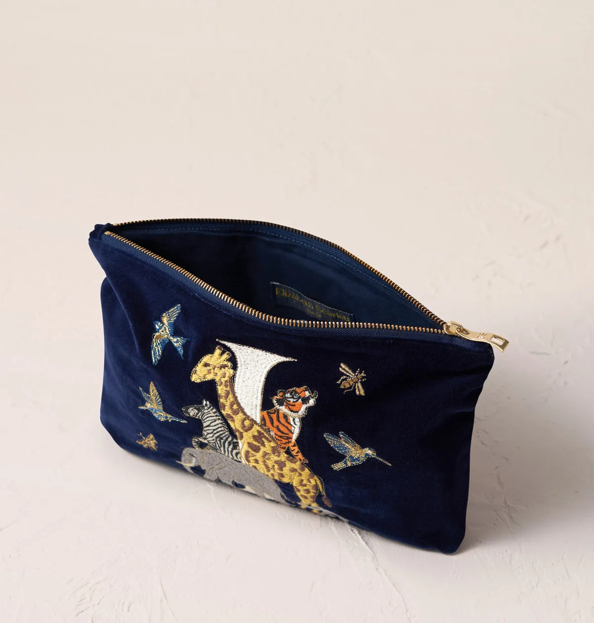 Alphabet Navy Everyday Pouch