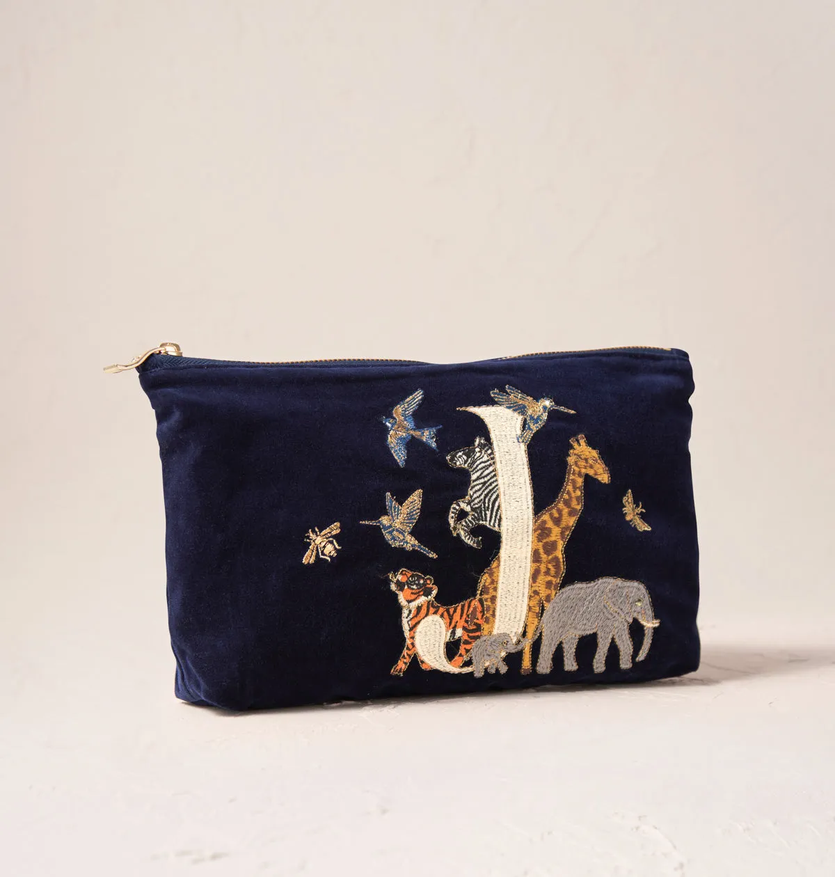 Alphabet Navy Everyday Pouch