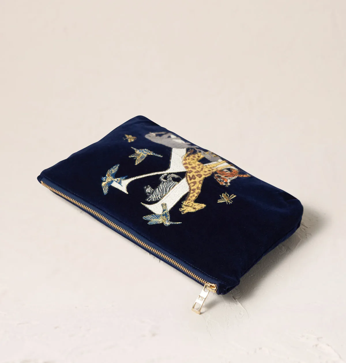 Alphabet Navy Everyday Pouch