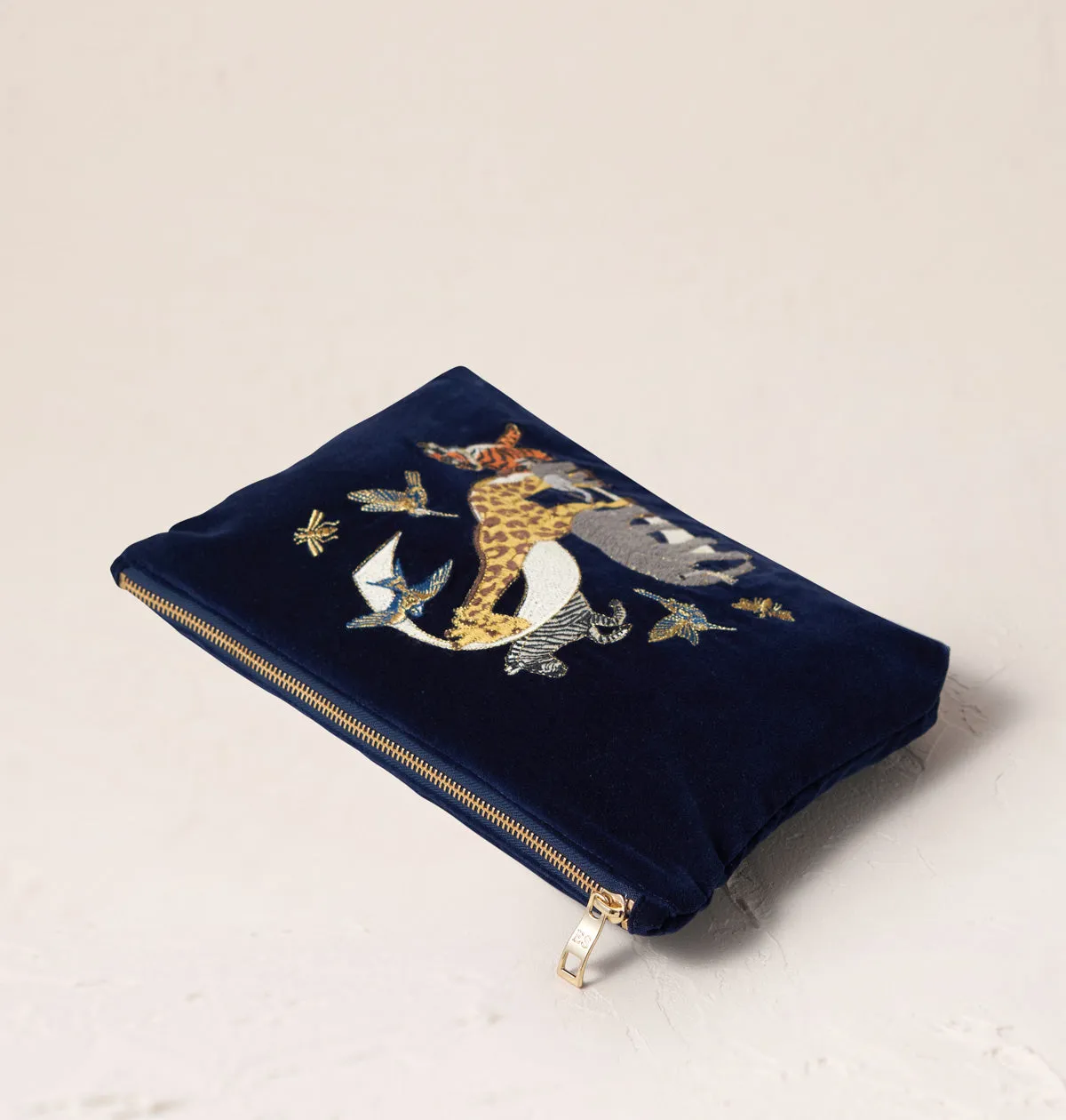 Alphabet Navy Everyday Pouch