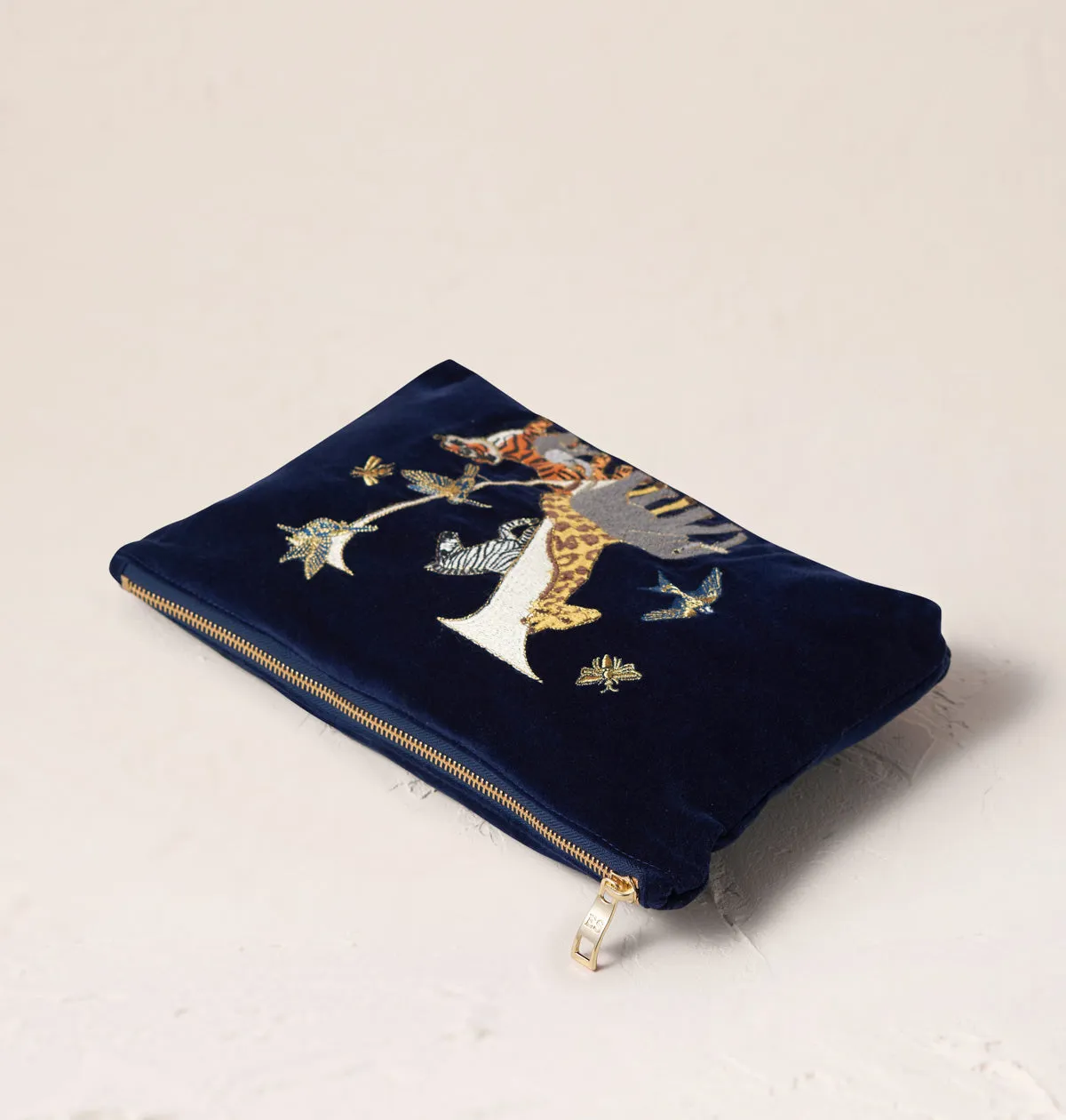 Alphabet Navy Everyday Pouch