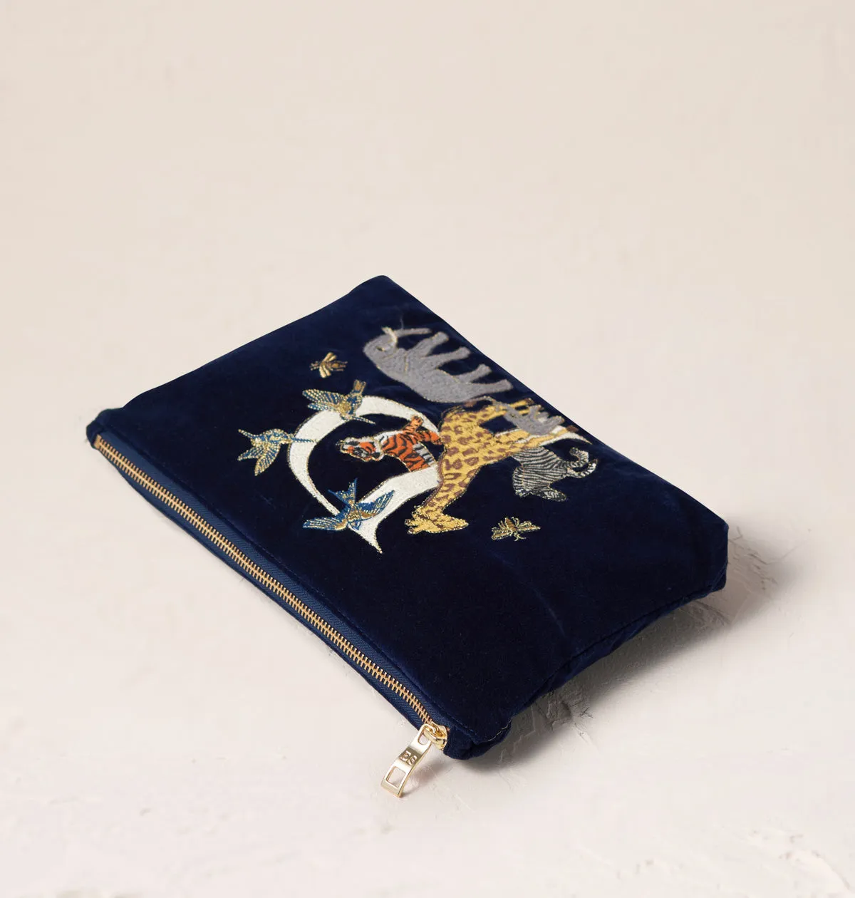 Alphabet Navy Everyday Pouch