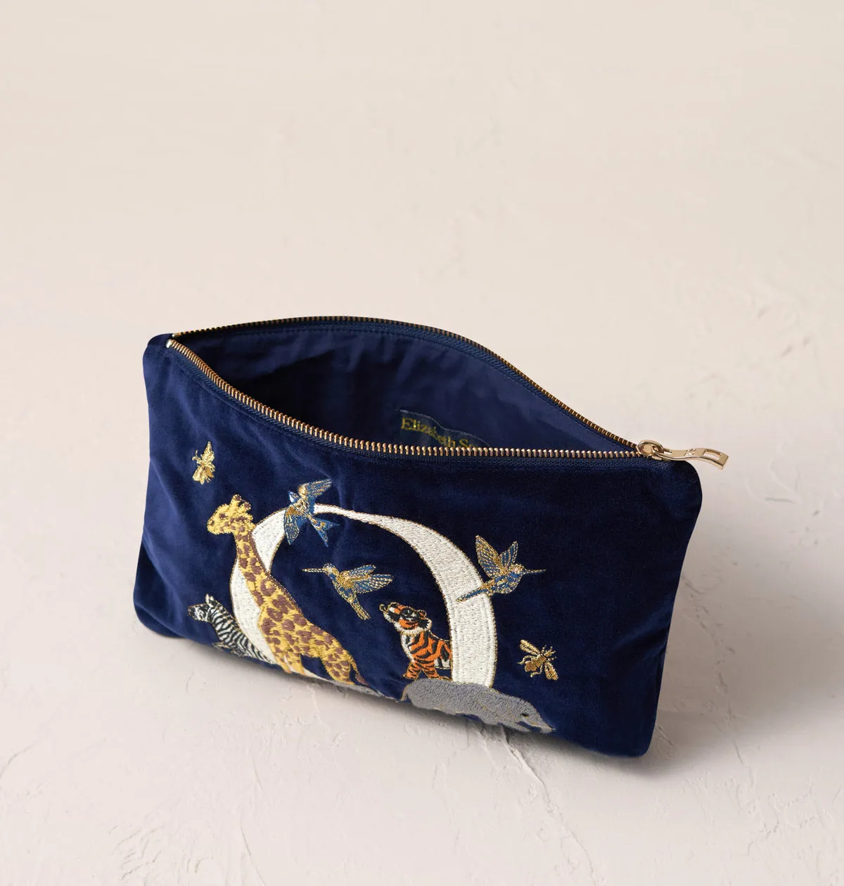 Alphabet Navy Everyday Pouch