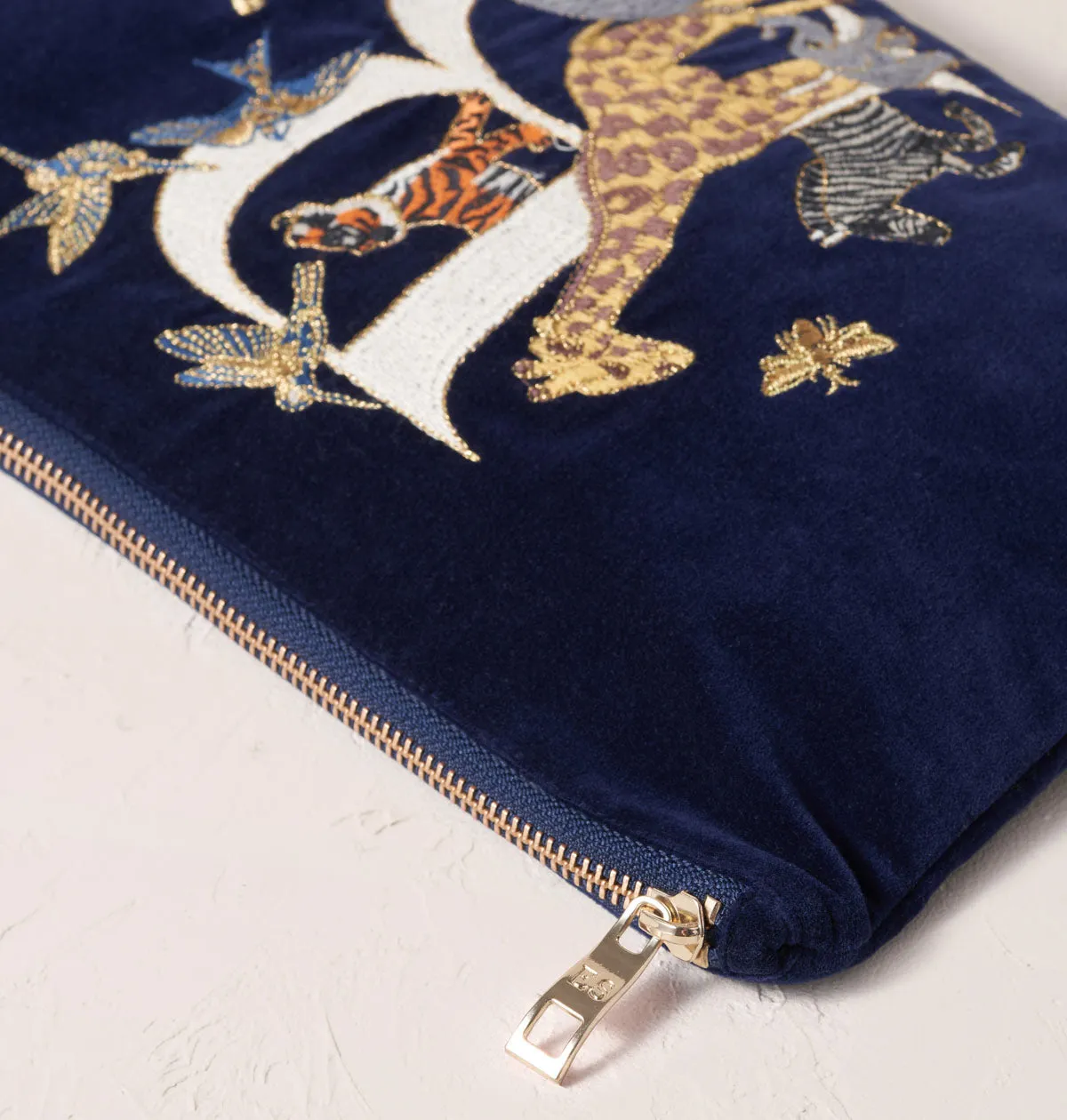 Alphabet Navy Everyday Pouch