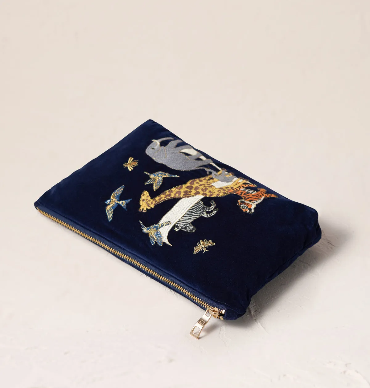 Alphabet Navy Everyday Pouch