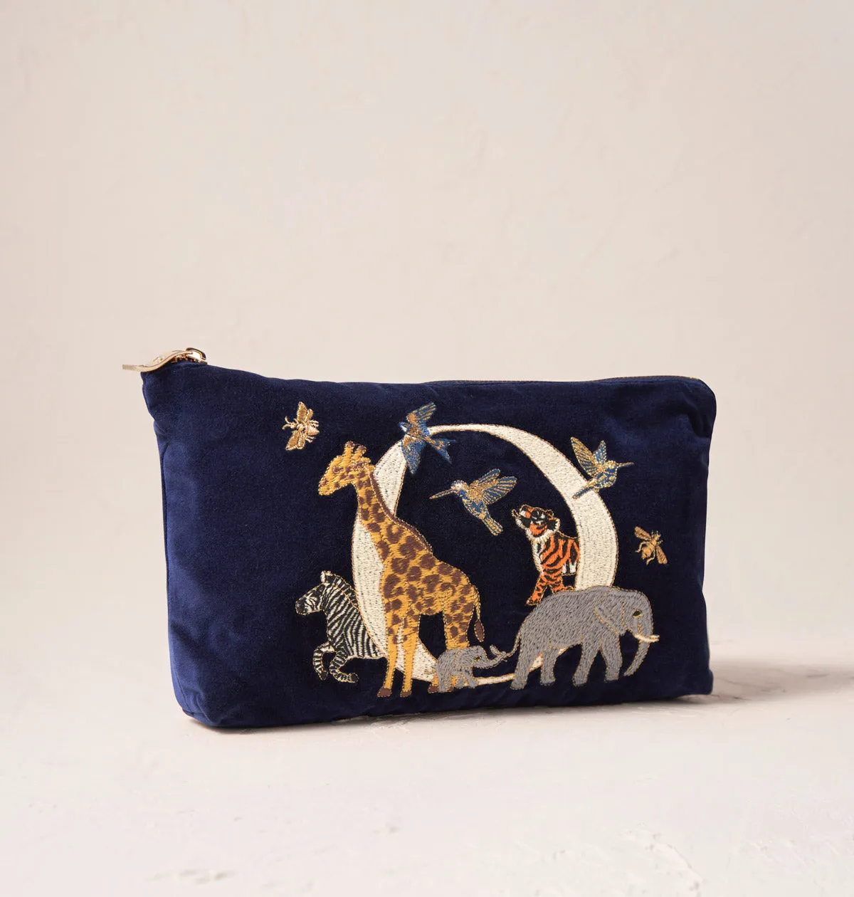 Alphabet Navy Everyday Pouch